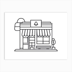 Ethereum Store Icon Vector Illustration Art Print
