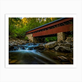 Covered Bridge Art Print