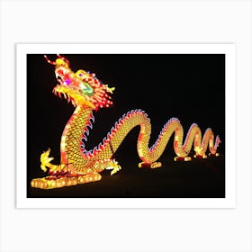 Dragon At Night Art Print