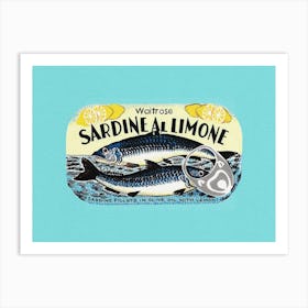 Sardine Al Limone Art Print
