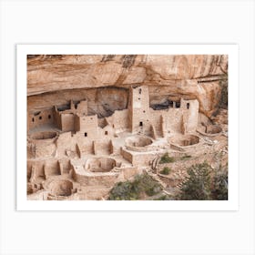 Native American Ruins Art Print