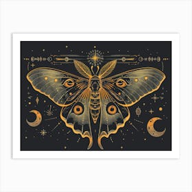 Moth Of The Moon Art Print