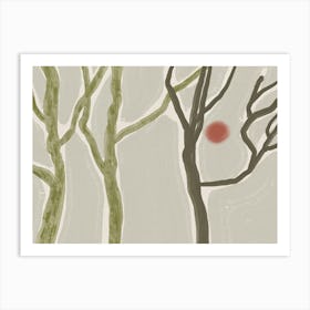 Winter Trees Art Print