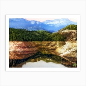 Lake In The Mountains 2020060665rt1pub Art Print