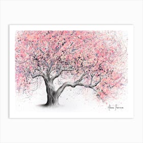 Taffy Blossom Tree Art Print