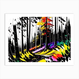 Forest Path 33 Art Print