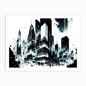 Cityscape 43 Art Print