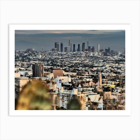 DTLA view 1 Art Print