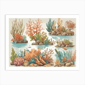 Coral Reefs Art Print