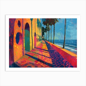 California Beach Art Print