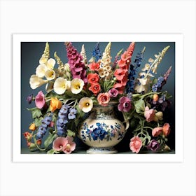 Vase Of Flowers Art Print