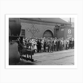 Los Angeles, California, The Evacuation Of Japanese Americans From West Coast Areas Under U S Army War 1 Art Print