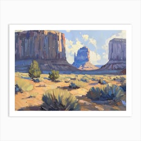 Western Landscapes Monument Valley 8 Art Print