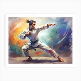 Karate Art Print