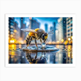 In A Cinematic Macro Vignette Seize The Decisive (2) Art Print