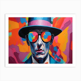 Man In A Hat 3 Art Print