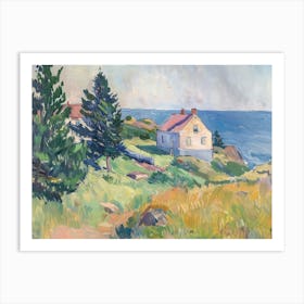 Tranquil Treasures Painting Inspired By Paul Cezanne Art Print