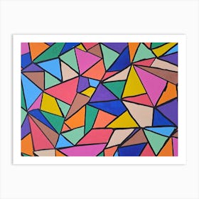 Triangles (photo 5) Art Print