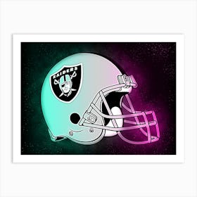 Las Vegas Raiders Helmet 1 Art Print