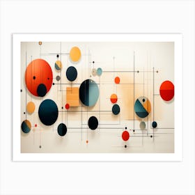 Abstract Circles 15 Art Print