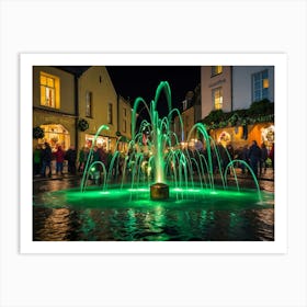 Christmas Lights In Ireland Art Print