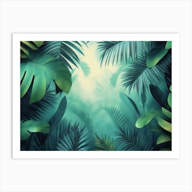 Tropical Forest 1 Art Print