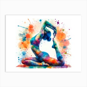 Yoga Pose 3 Art Print