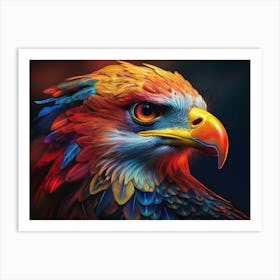 African Fish Eagle Head Poster