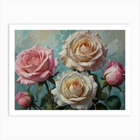 Three Roses Art Print