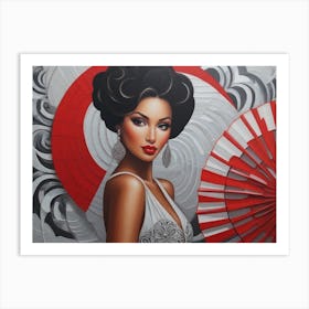 Pretty Creole Woman Art Print