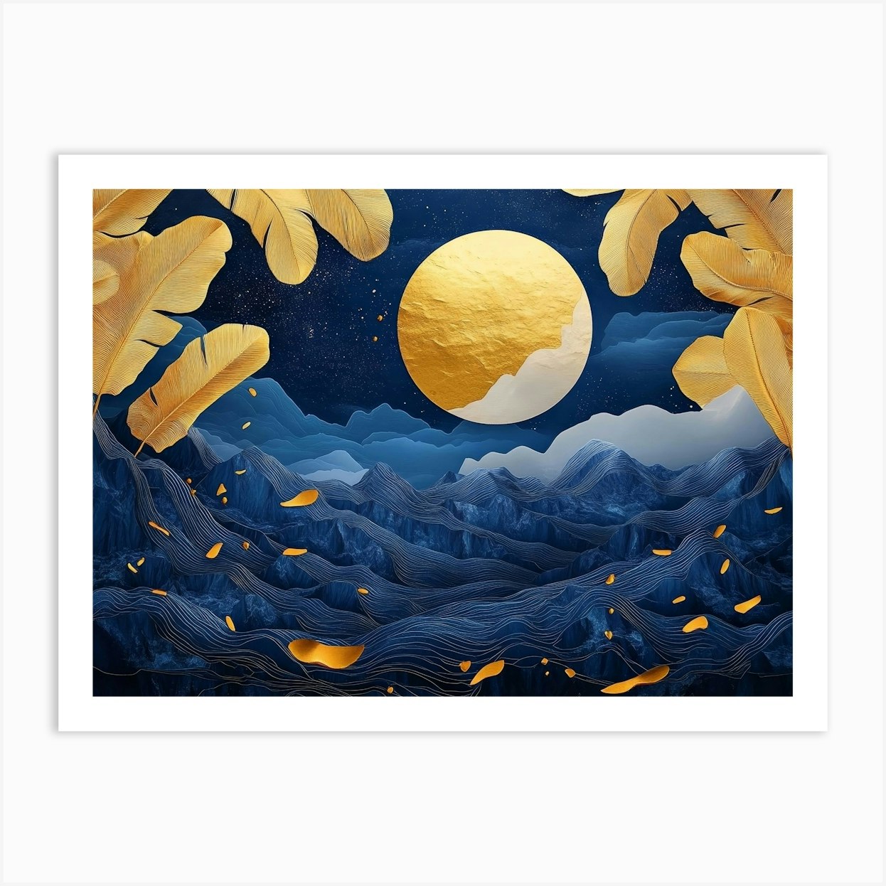 Moonlight In The Sky Poster