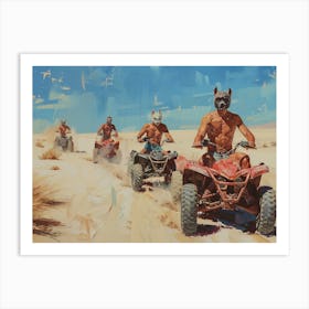 Four Wheelers Of The Apocalypse 2 Fy H Art Print