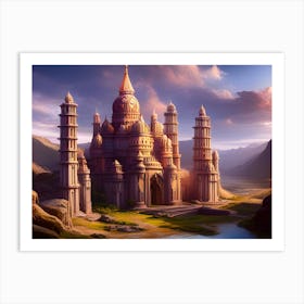 Fantasy Castle Art Print