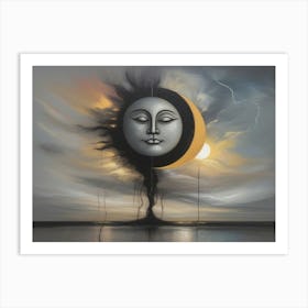 Sun and Moon 2 Art Print