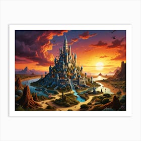 Castle In The Sky Art Print