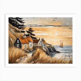 European Coastal Painting (60) Art Print
