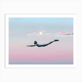 Man In The Air Art Print