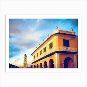 Trinidad De Cuba Architecture Art Print