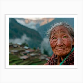 Shantiva zaga, a monk In Nepal Art Print