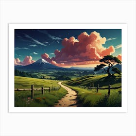 Landscape Hd Wallpaper Art Print