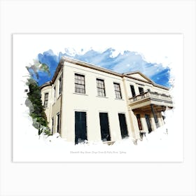 Elizabeth Bay House, Kings Cross & Potts Point, Sydney Art Print