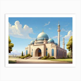 Islamic Mosque 8 Art Print