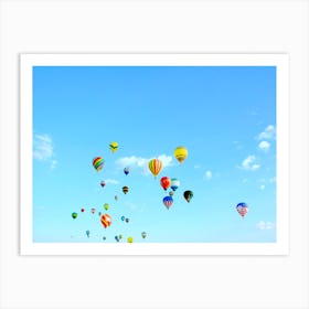 Air Balloon Festival - Blue Sky Art Print