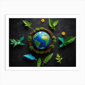 Earth In A Nest Art Print