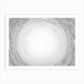 Circle Of Dots Art Print