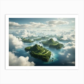 Island In The Clouds Art Print