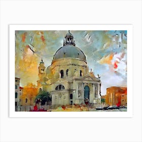 Venice Cathedral Art Print