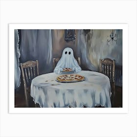 Ghost At The Table 2 Art Print