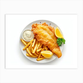 Fish And Chips 1 Art Print