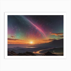 Alien Planet 19 Art Print